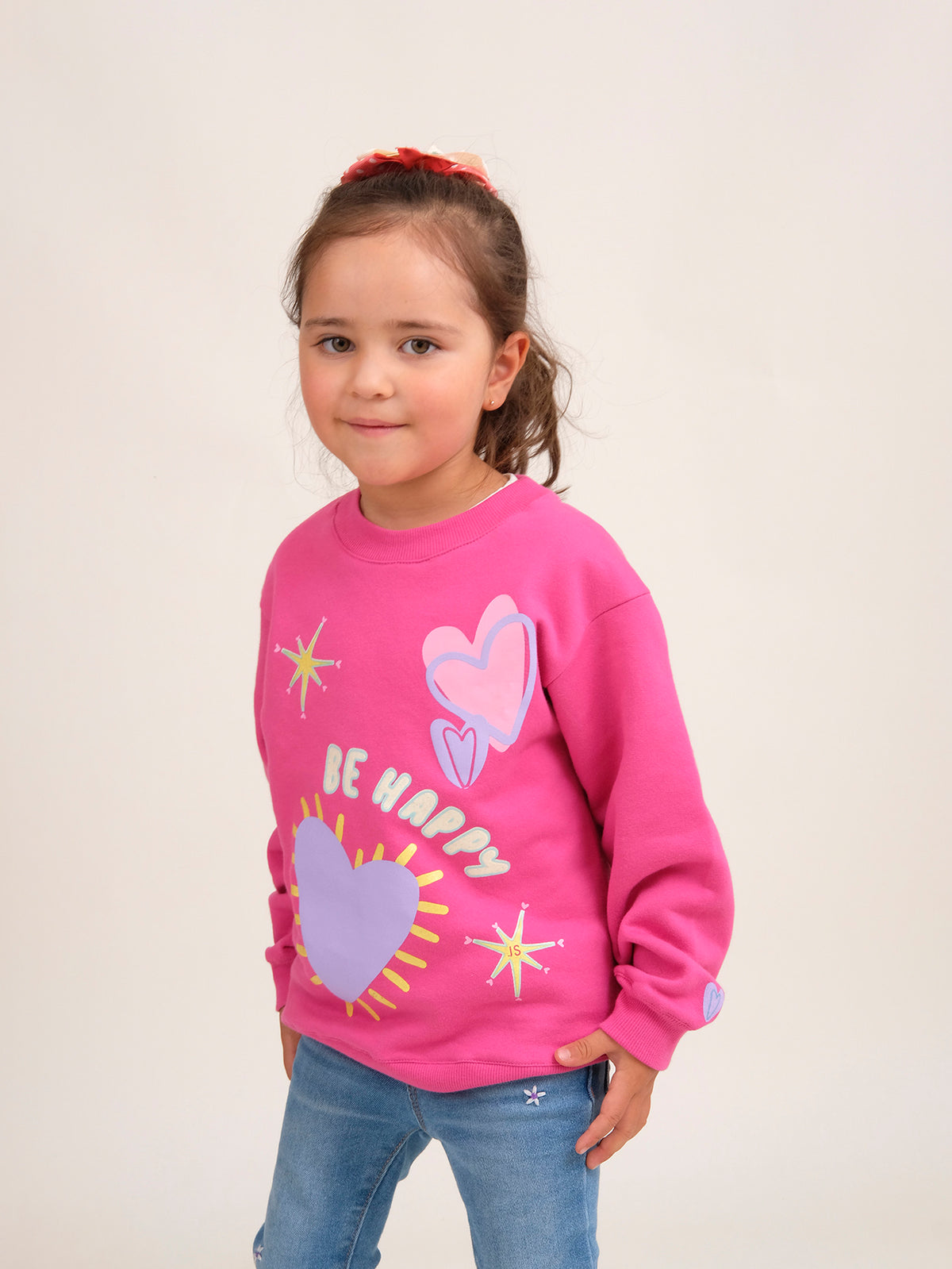 Buzo Be happy - Kids - Fucsia