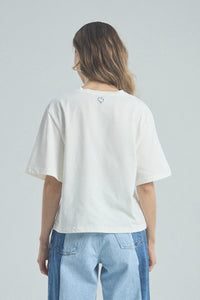 Camiseta Brillas bonito - Marfil