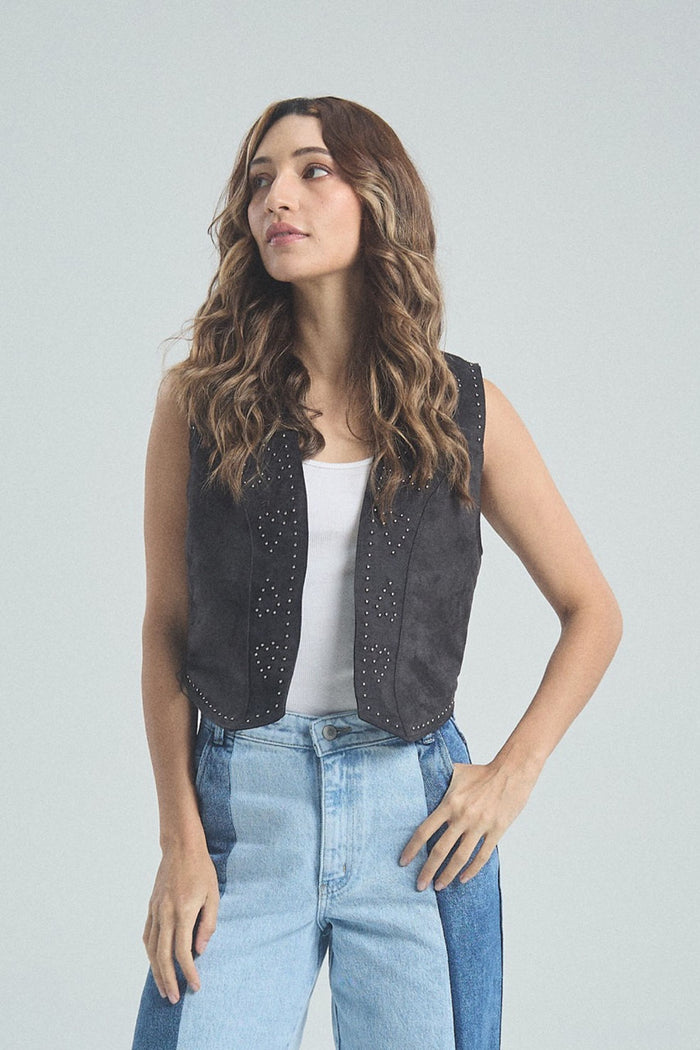 Chaleco Destellos - Negro