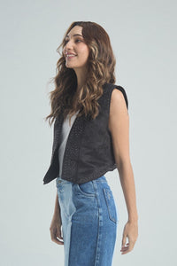 Chaleco Destellos - Negro