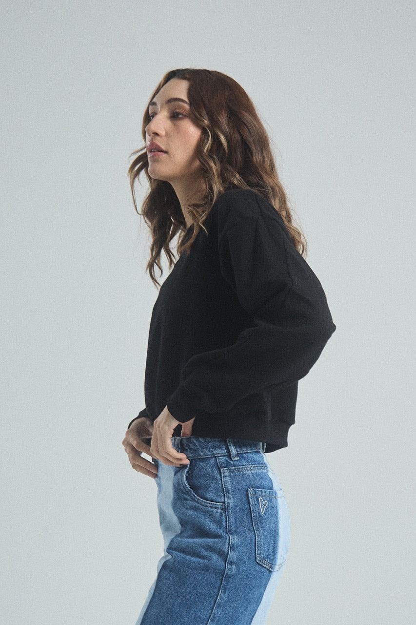 Buzo Corazón - Negro