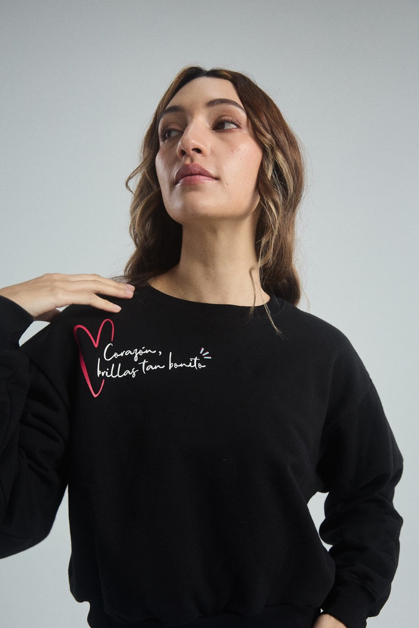 Buzo Corazón - Negro