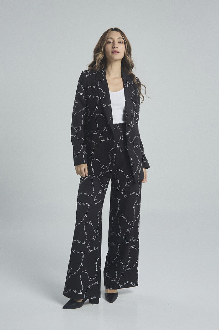 Blazer Nuestros corazones - Negro