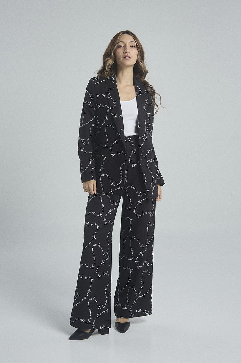 Blazer Nuestros corazones - Negro