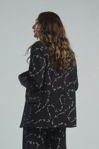 Blazer Nuestros corazones - Negro