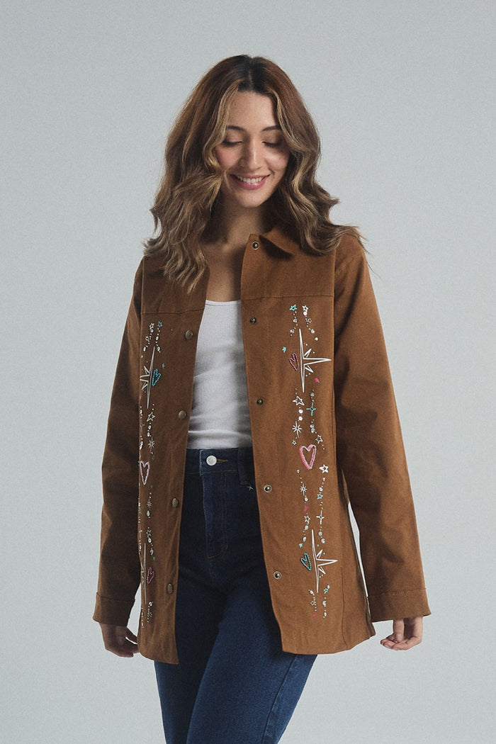 Chaqueta A tu lado - Café