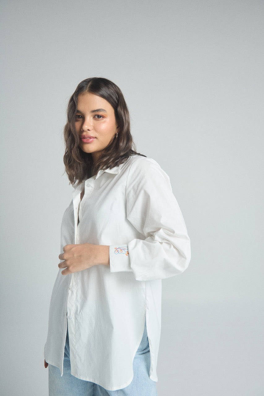 Camisa Latidos - Marfil