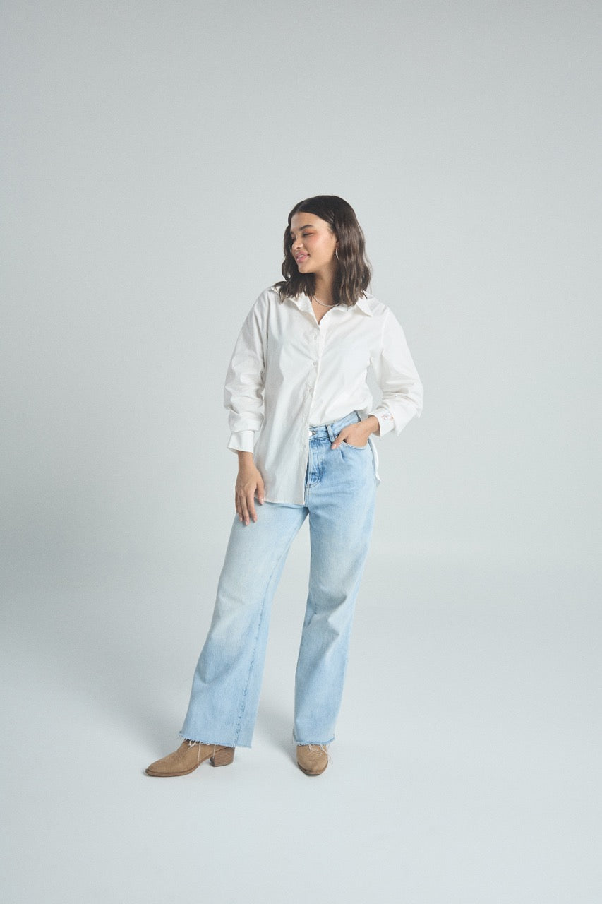 Camisa Latidos - Marfil