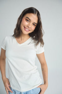 Camiseta Magia - Marfil