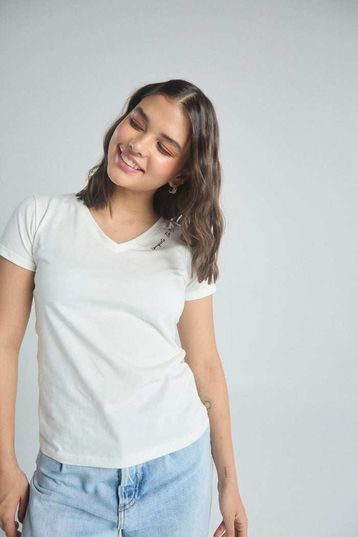 Camiseta Magia - Marfil