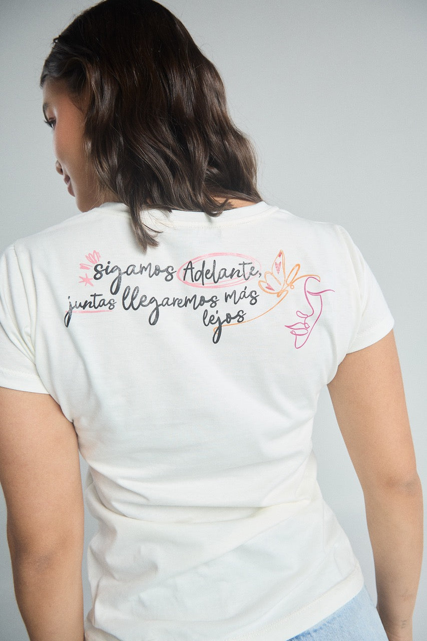 Camiseta Magia - Marfil