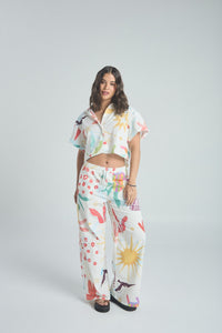 Camisa Paradise - Marfil