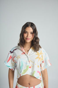 Camisa Paradise - Marfil