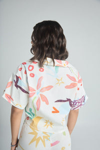 Camisa Paradise - Marfil