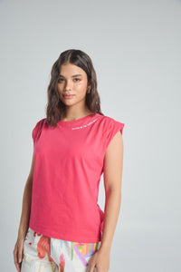 Camiseta Feel good - Fucsia