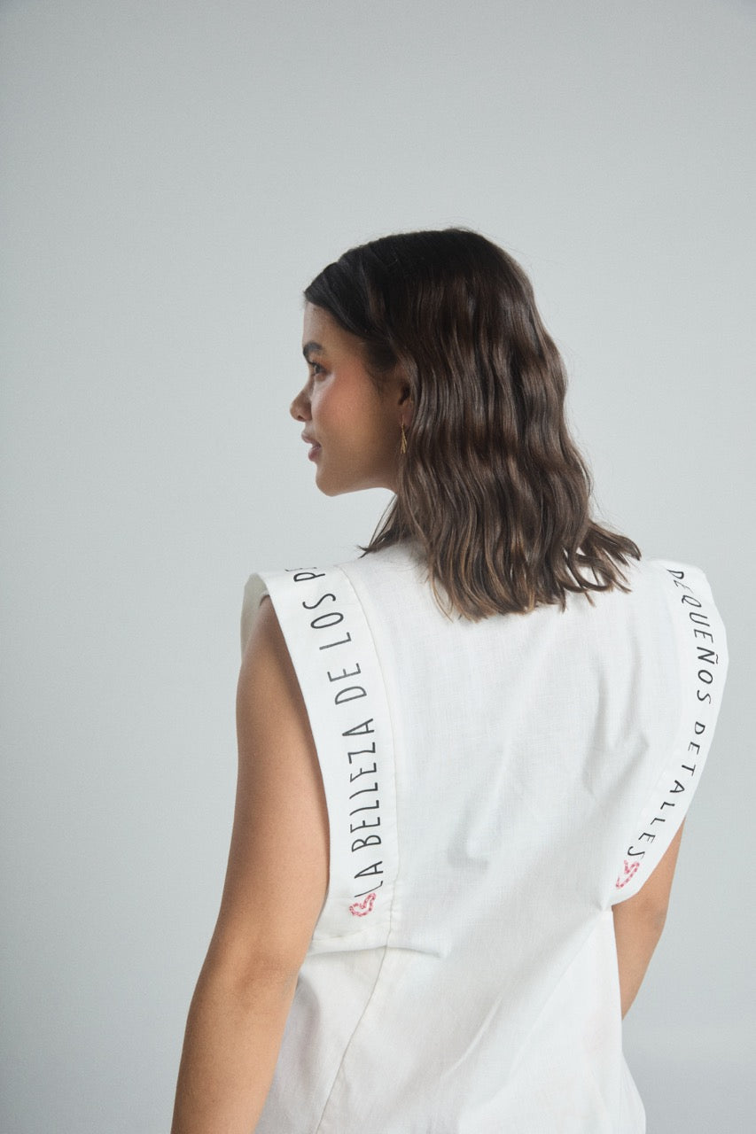 Camisa Pequeños detalles - Marfil