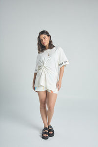 Camiseta Pura vida - Marfil