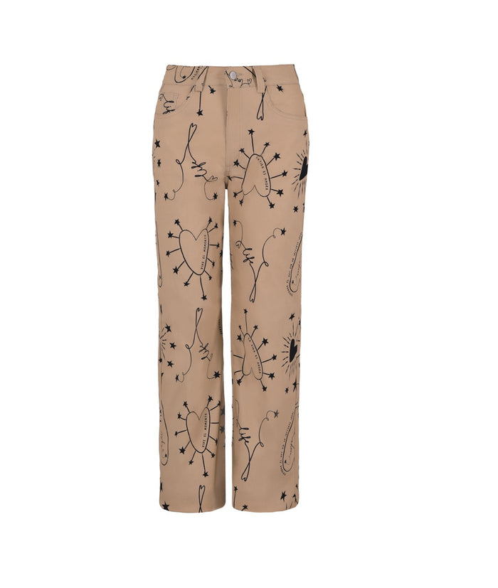 Pantalón Aquí y ahora - Caqui