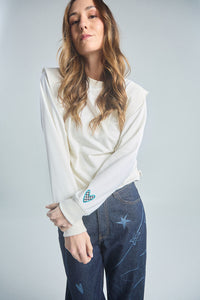 Buzo Más fuerte - Marfil