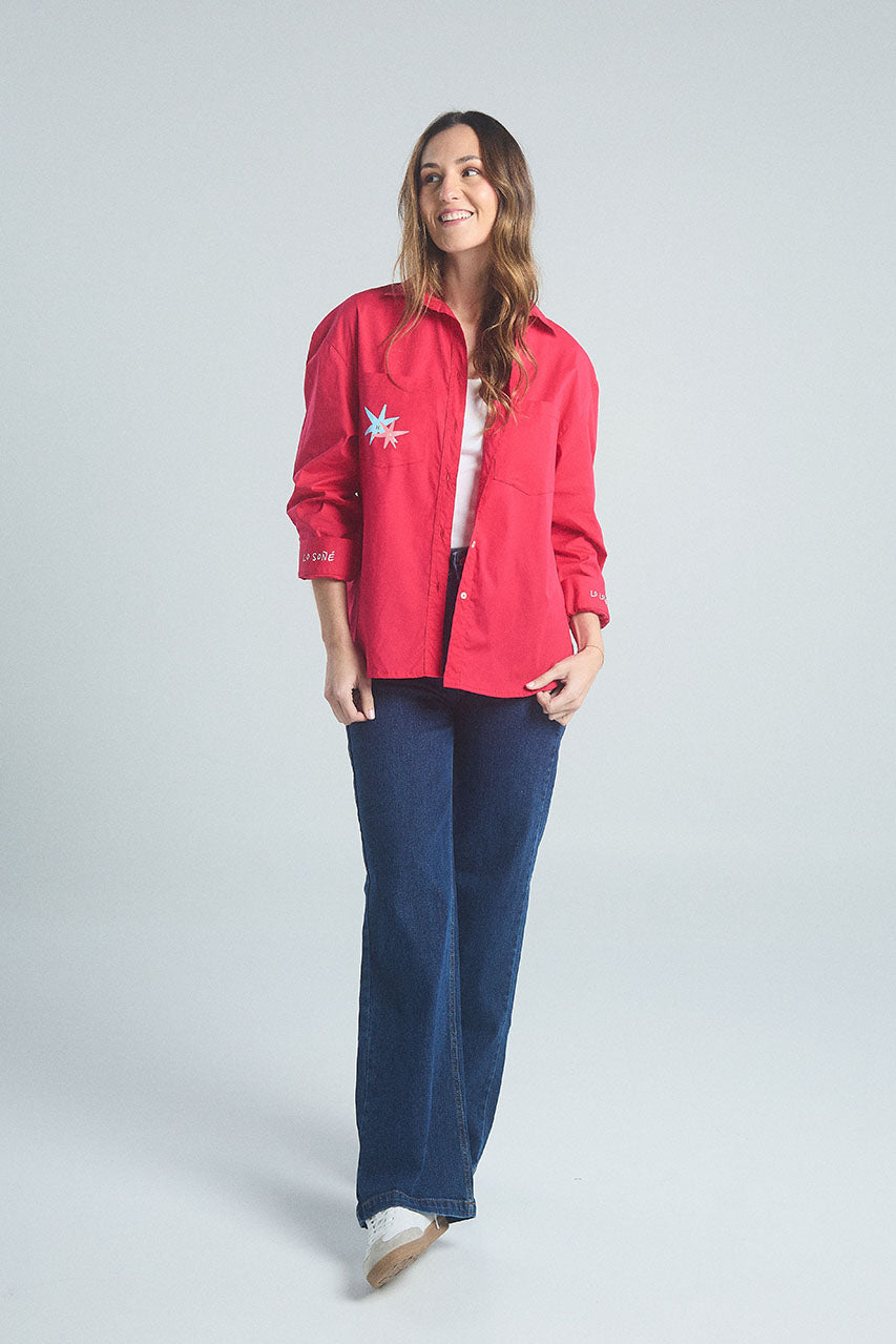 Sobrecamisa Viviendo el Sueño - Fucsia