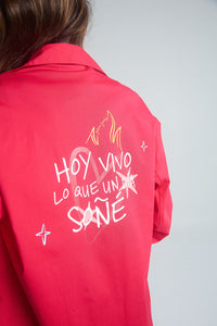 Sobrecamisa Viviendo el Sueño - Fucsia