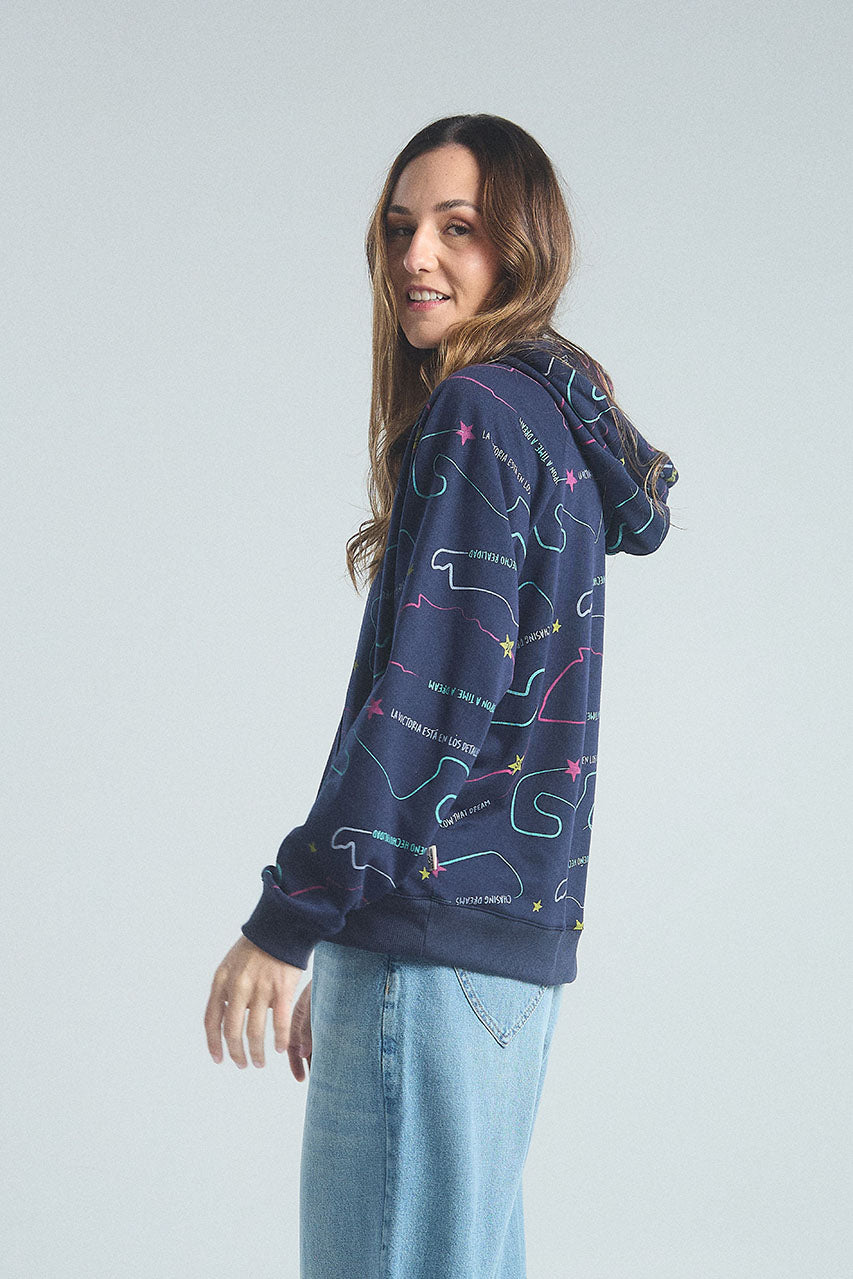 Buzo Circuitos - Azul