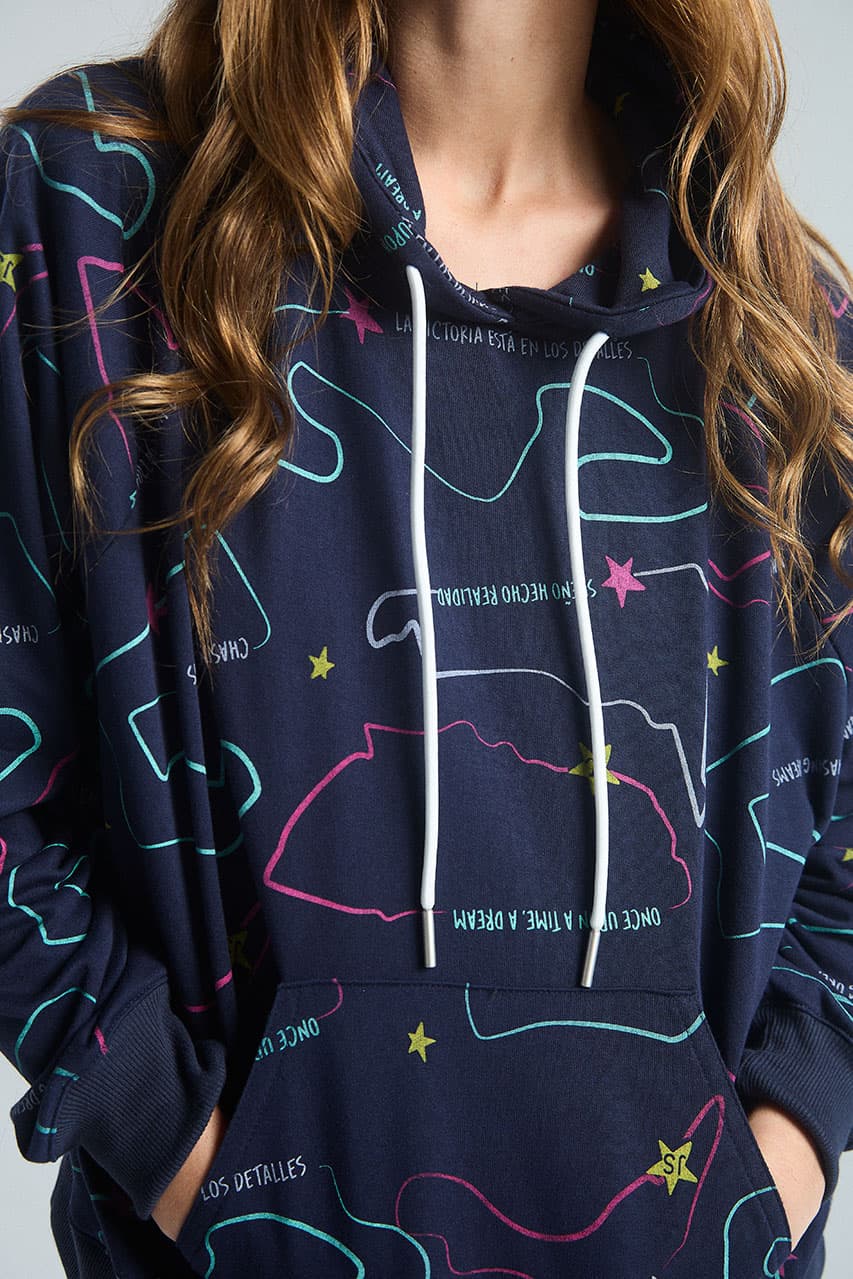 Buzo Circuitos - Azul