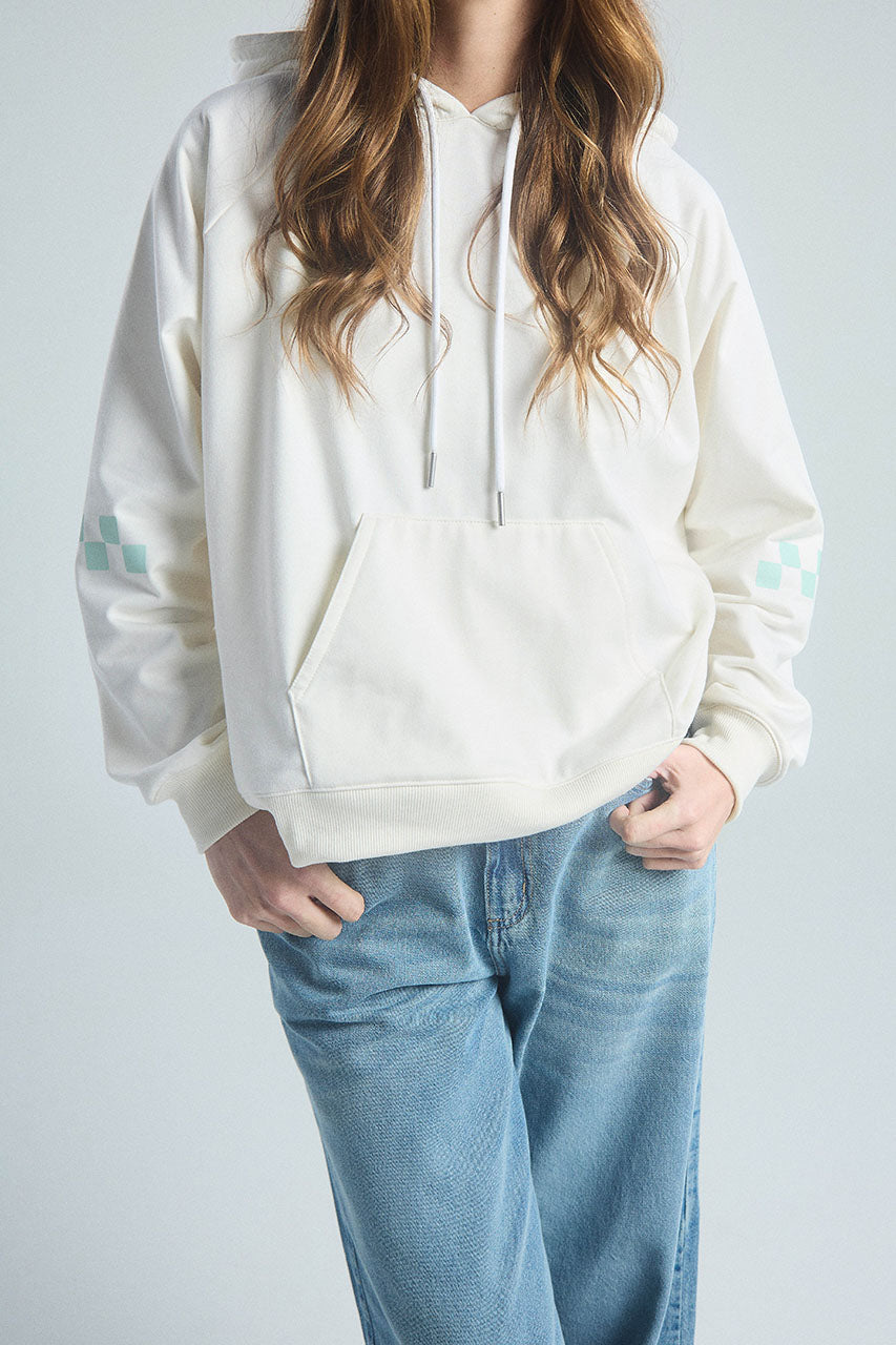 Buzo Corazón en llamas - Marfil