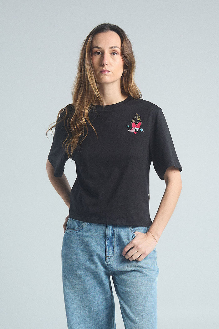 Camiseta Vive tu sueño - Negro