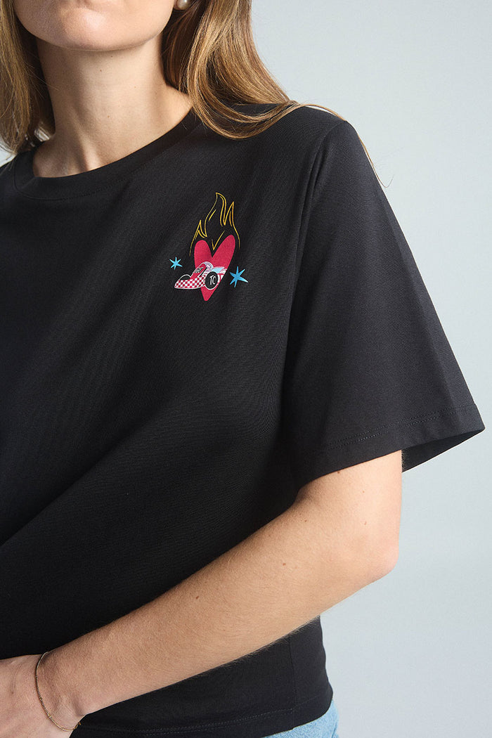 Camiseta Vive tu sueño - Negro