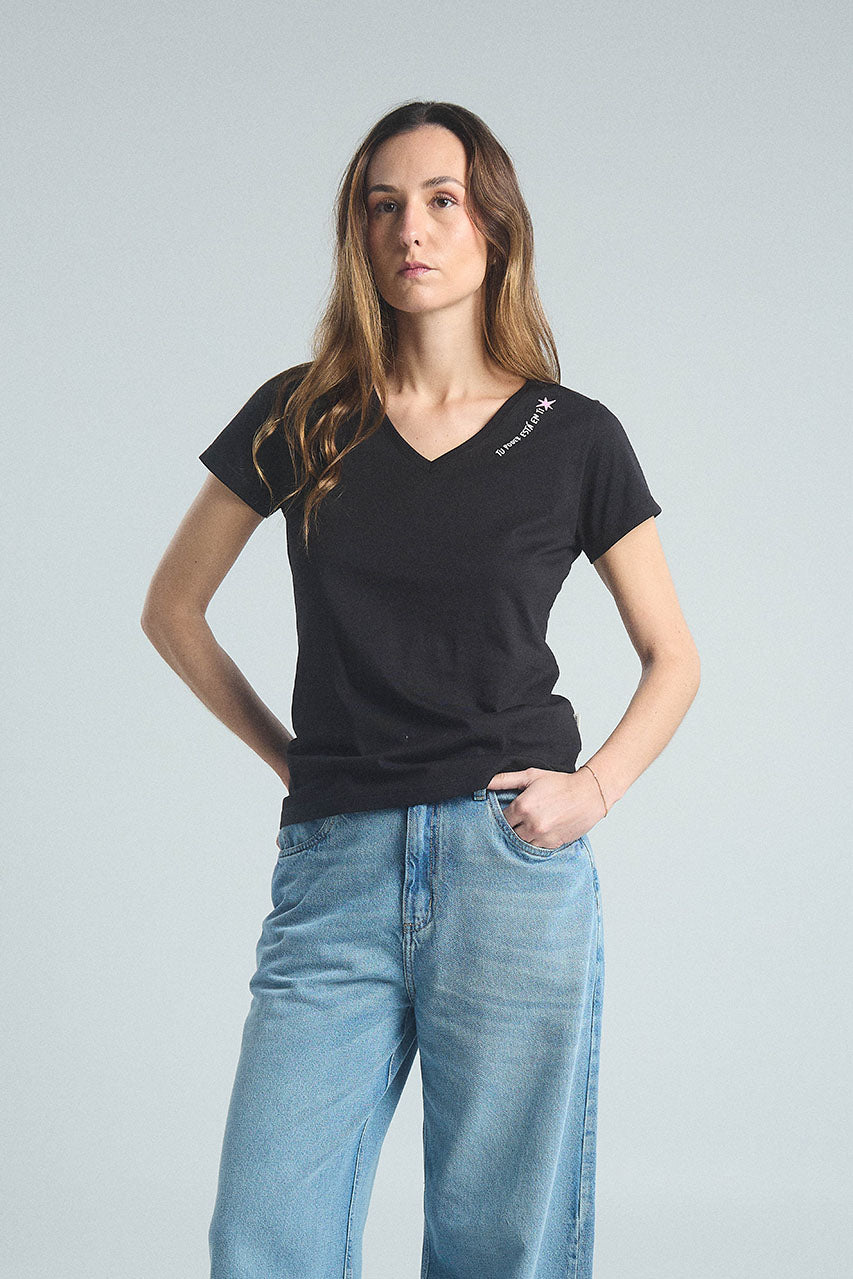 Camiseta El Poder en ti - Negro