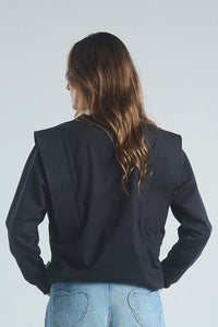 Buzo Más fuerte - Negro