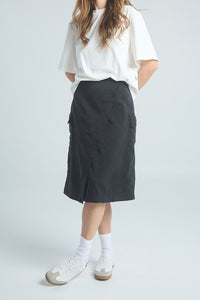 Falda Cargo - Negro