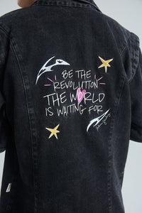 Chaqueta Be the revolution - Negro