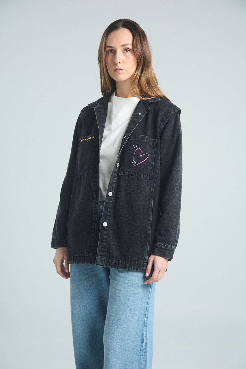 Chaqueta Be the revolution - Negro