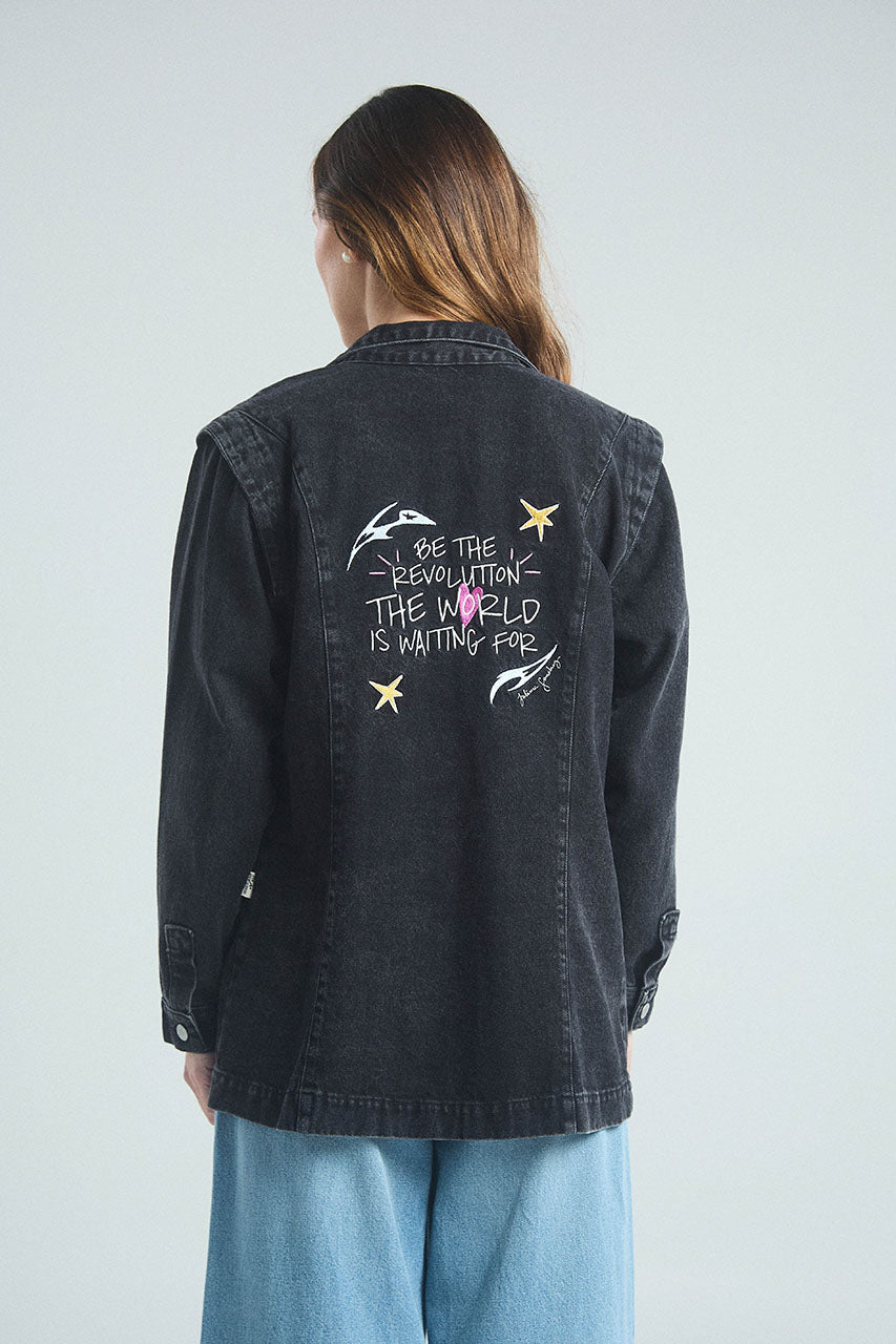 Chaqueta Be the revolution - Negro