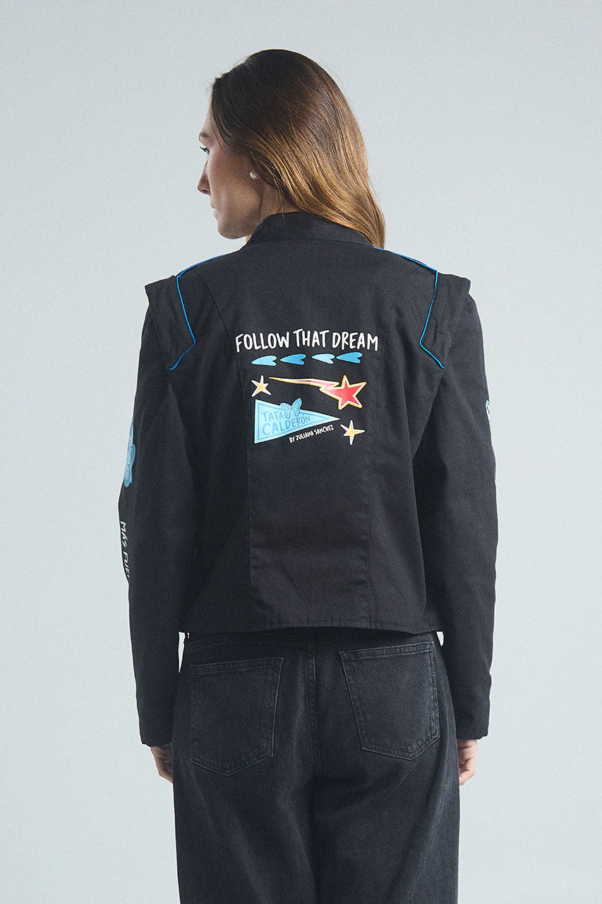 Chaqueta Race - Negro