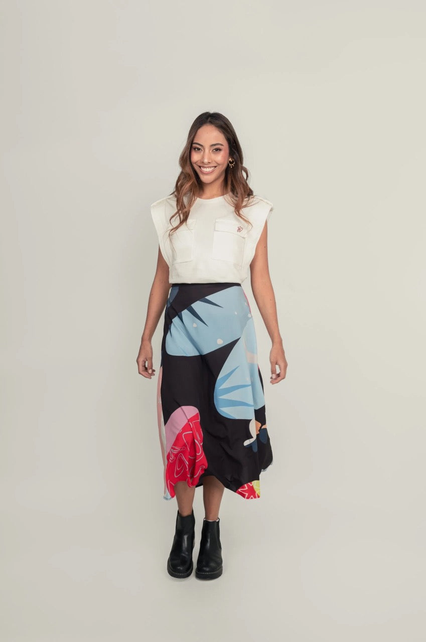 Falda Amor incondicional - Negro