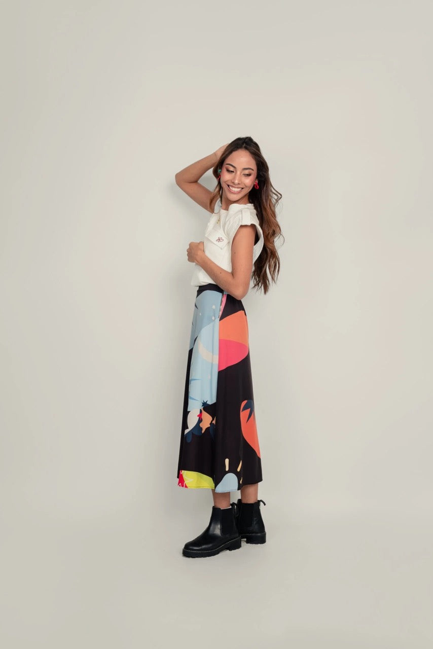 Falda Amor incondicional - Negro