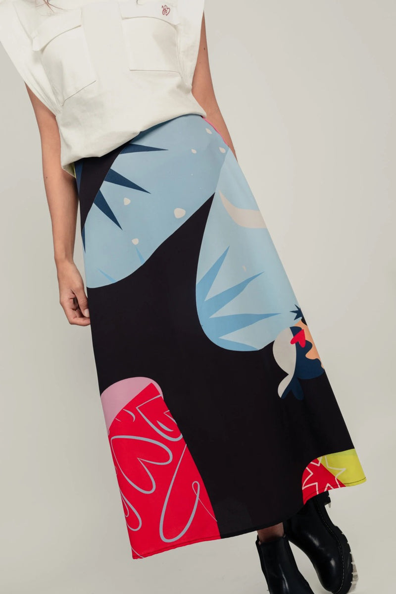 Falda Amor incondicional - Negro