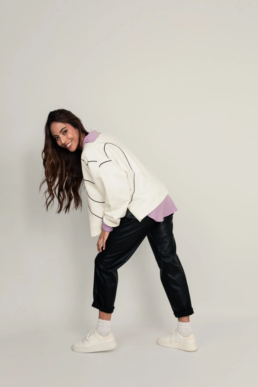 Buzo Lazos de amor - Marfil