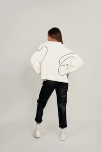 Buzo Lazos de amor - Marfil