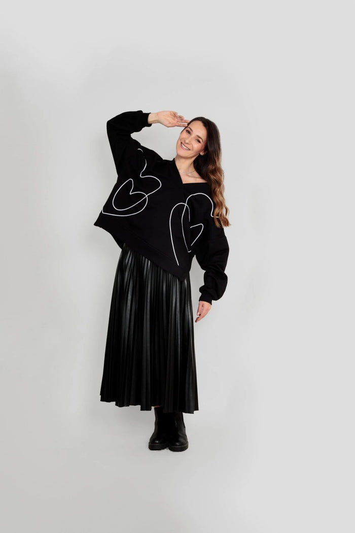 Buzo Lazos de amor - Negro