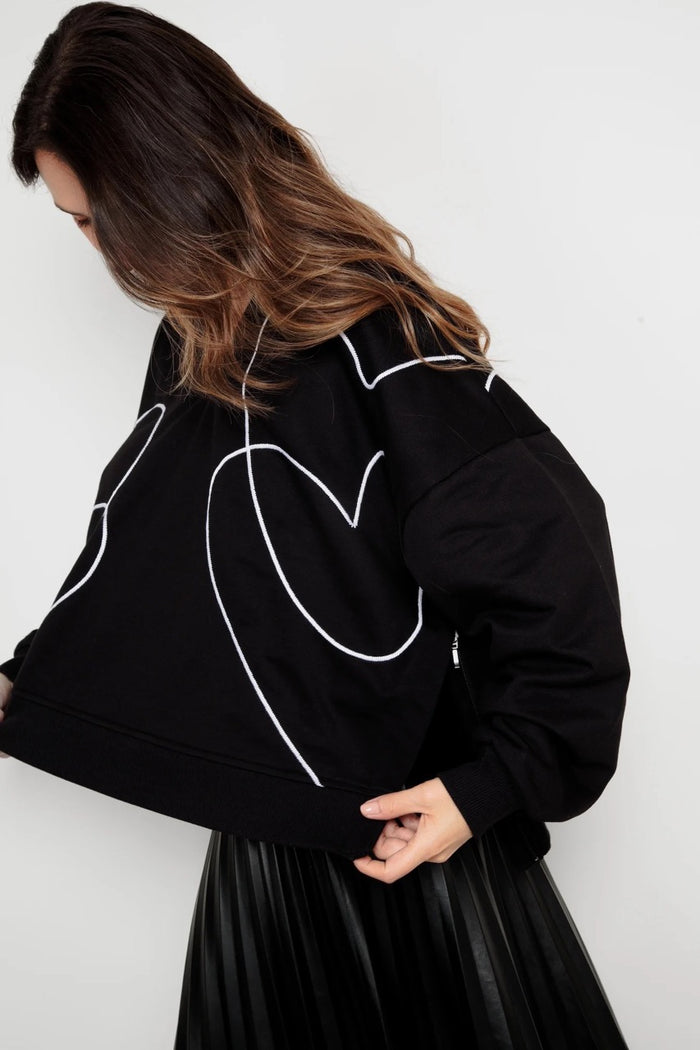 Buzo Lazos de amor - Negro