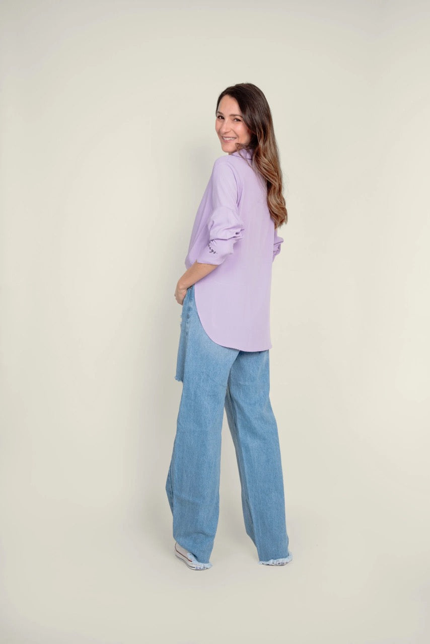 Camisa Love always - Lila [Venta de Garaje]