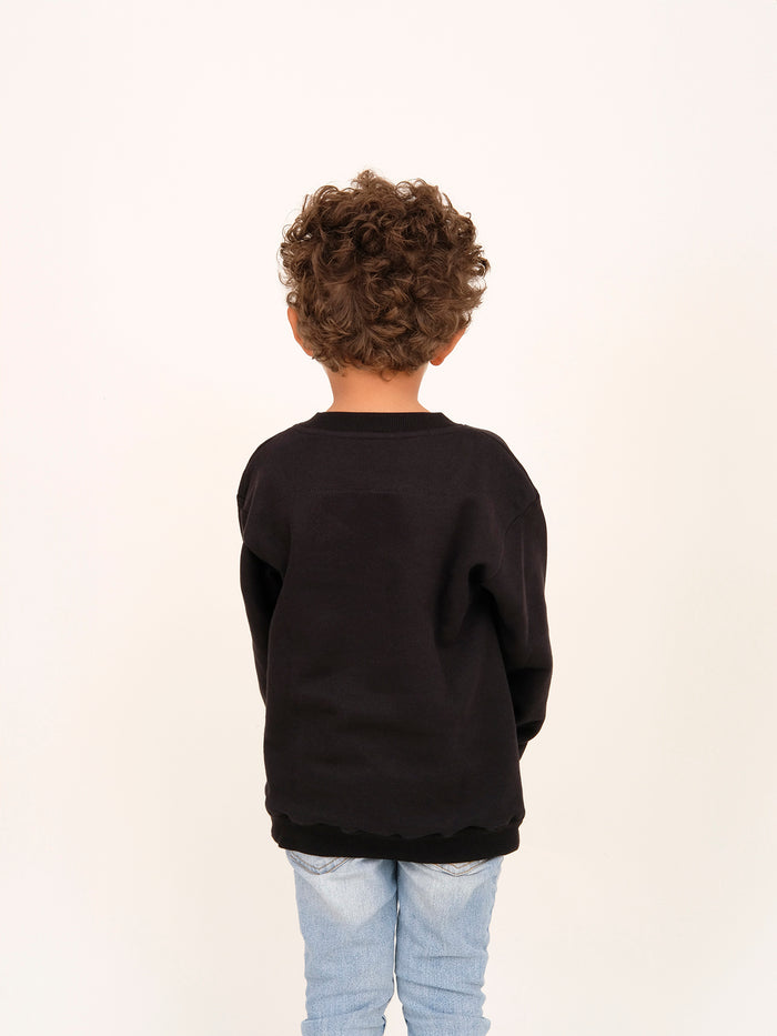 Buzo Be happy - Kids - Negro