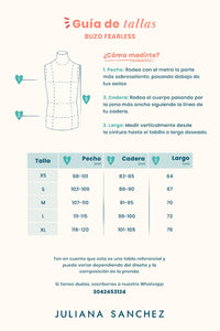 Buzo Fearless Unisex - Azul