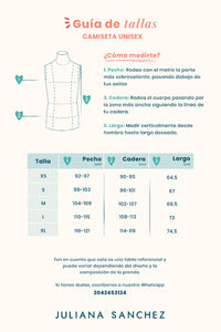 Camiseta Pistas Unisex - Marfil