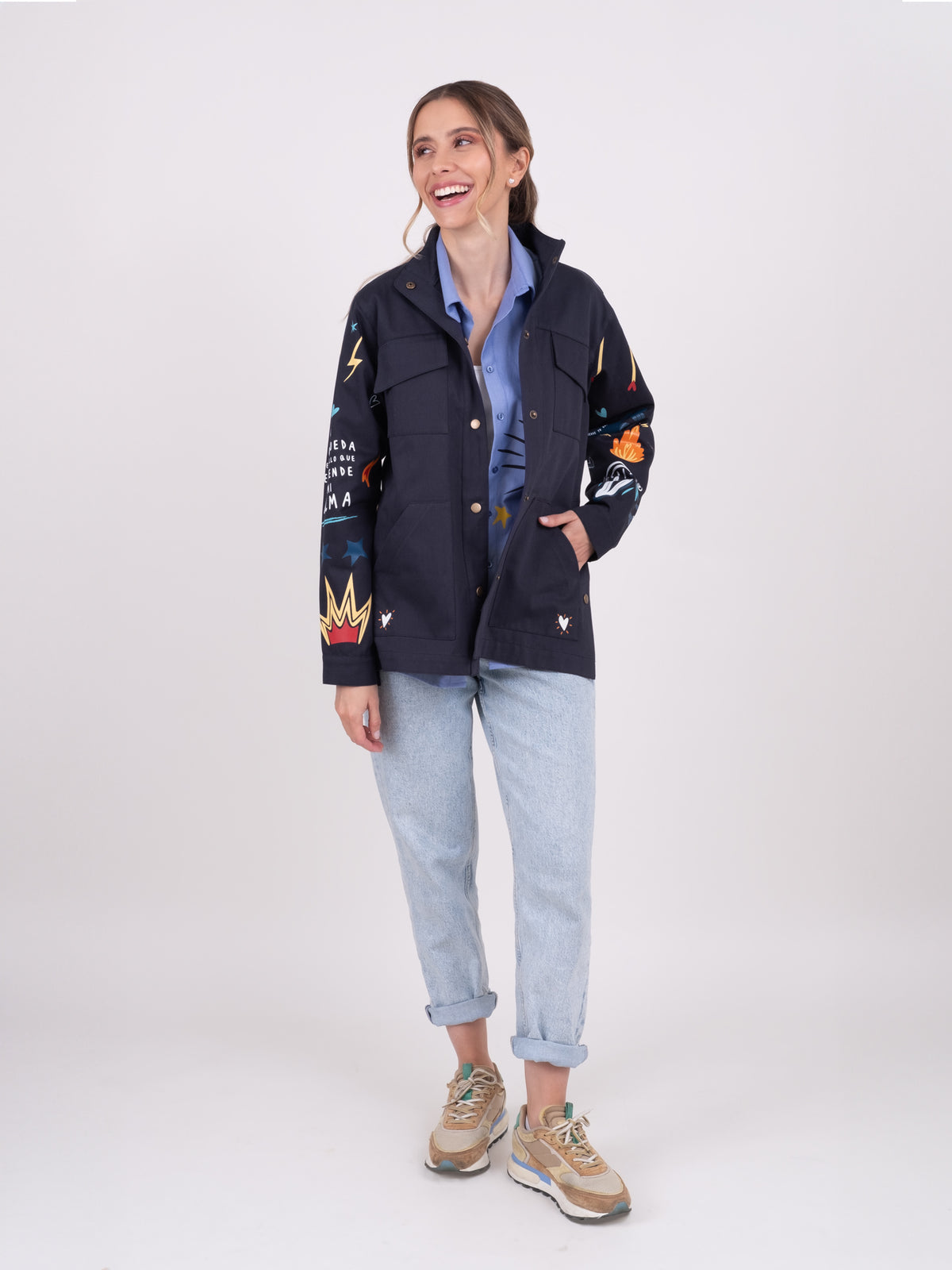 Chaqueta Fuego - Azul