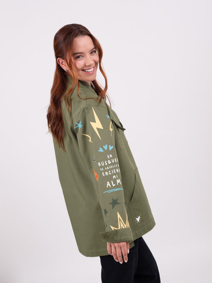 Chaqueta Fuego - Verde militar